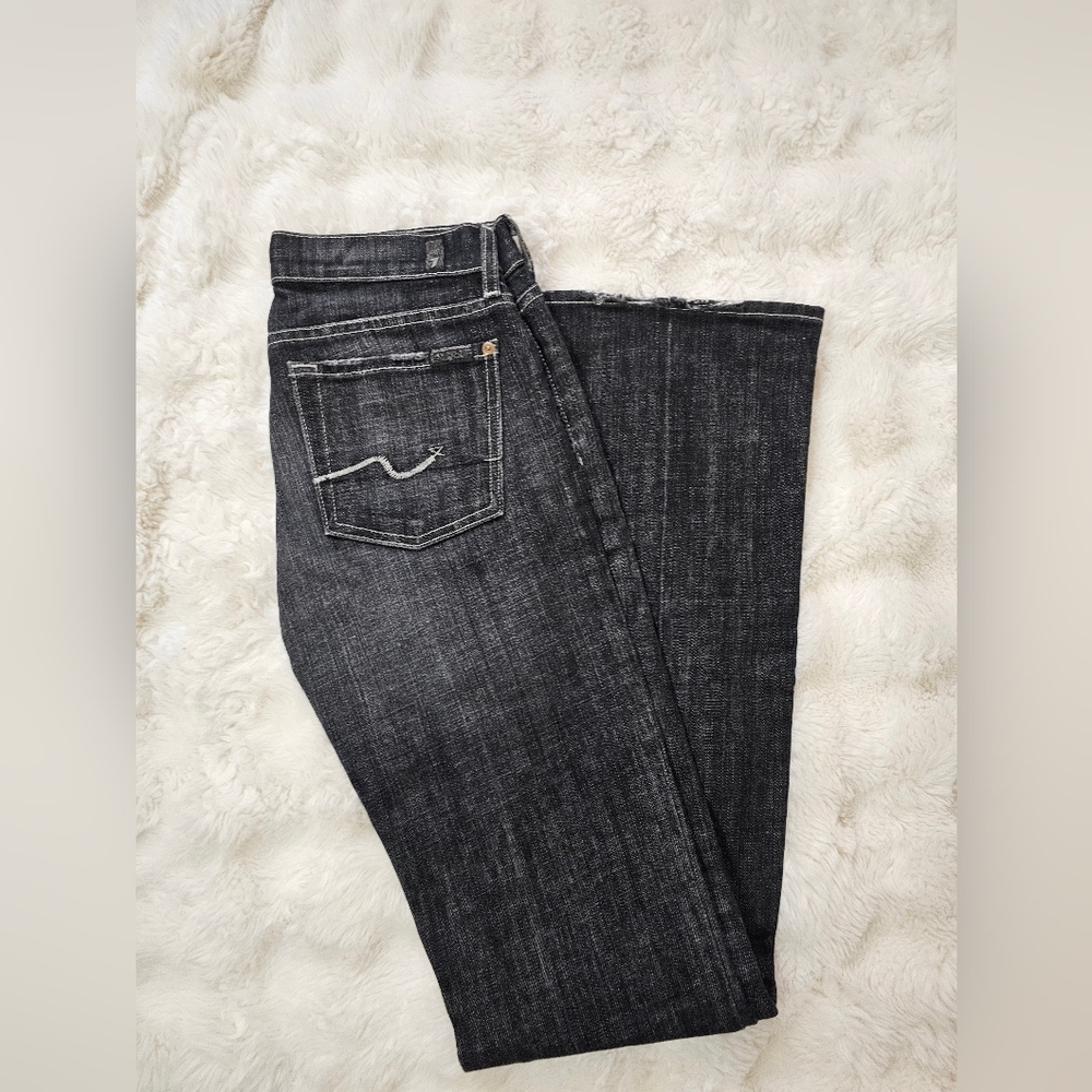 Seven For All Msnkind - BFlare Wide Leg Jeans with Vintage Appeal Size 27